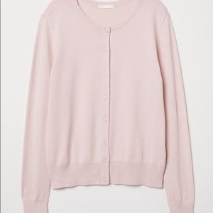 H&M PINK CARDIGAN
